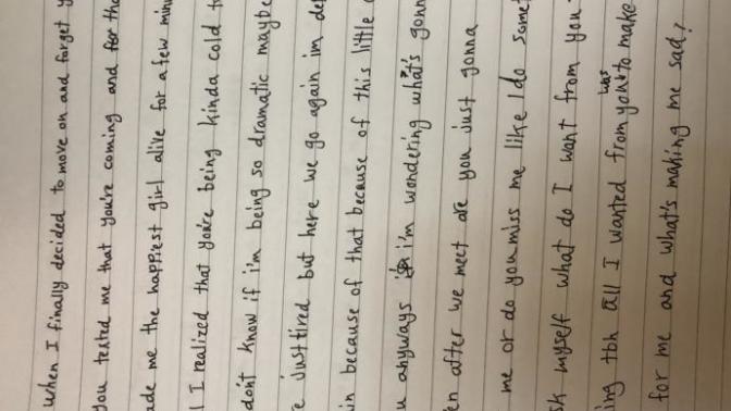 Can you guys check the grammar and correct the mistakes because I wanna give it to someone special who lives so far but I don't want any mistakes?