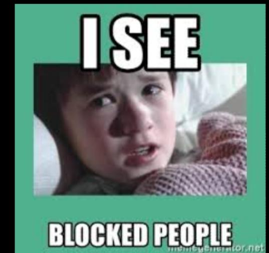 Yeah, but now to block real life 🤷🏼‍♀️