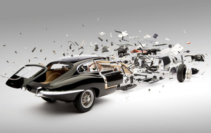 Which of these unique pictures of exploded cars is your favorite?