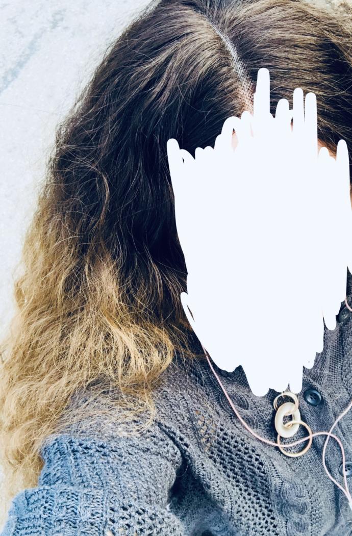 So I did what I shouldn’t. I brushed it. It looked really bad at first now I Really dK. Maybe it settled.. Some angles look OK others 🤢🤢🤢 🤷♀️?