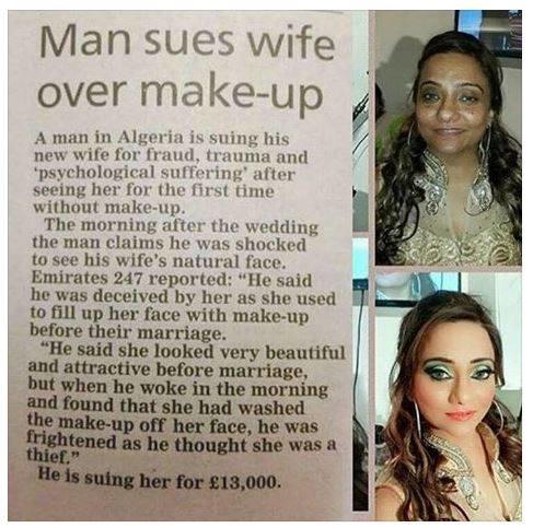 What do you look like with no makeup?