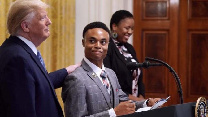 Are more and more African-American men switching from liberal to conservative political leanings?