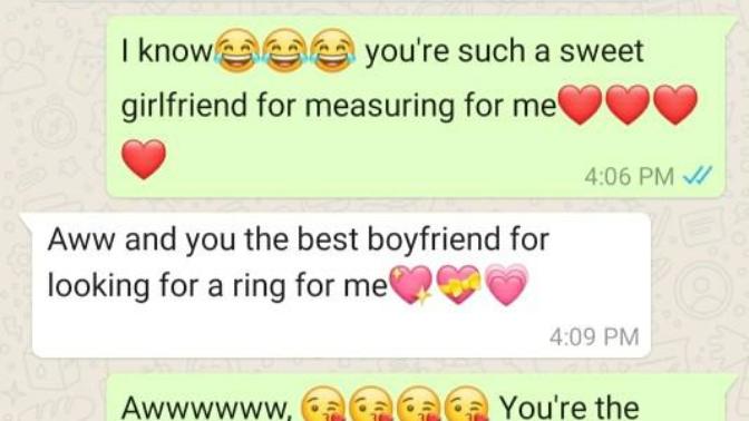 Is it weird to ask for your partner's ring size?