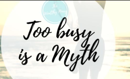 Too busy or excuse?
