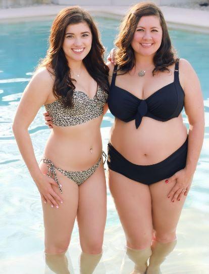 Unpopular opinion: Plus sized girls look just as good in two piece swimsuits as skinny girls. Do you agree?