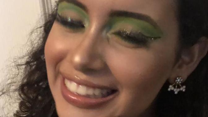 So my mom did my makeup again for her makeup class any thoughts?