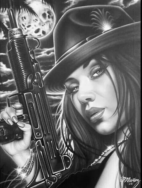 Guys, would you ever consider dating a female gangster? Girls, would you ever date a guy that has a thing for female gangsters?