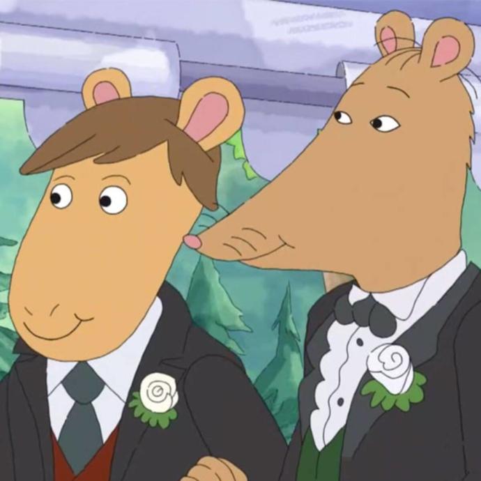 Are you ok with gay cartoons and will you allow your kid to watch gay cartoons with gay characters hugging and kissing each other and being married?