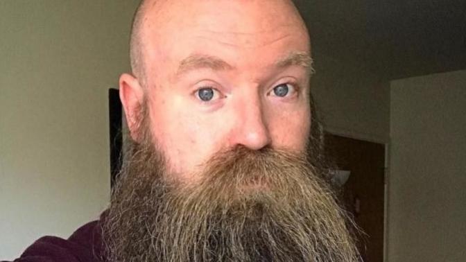 At which age, in years, were you able to start growing facial hair?