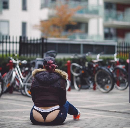 Ladies, why do you bend over?