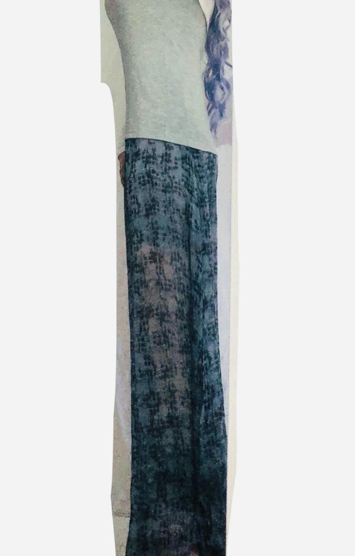 1. Is this semi transparent skirt, inappropriate without a slip? Or Can I just yoga shorts? 2. Is it better with shirt tucked in, or tucked out?
