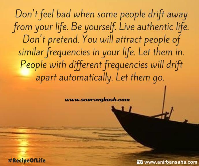 Does anyone else feel weird when people you were close to suddenly drift or leave your life?