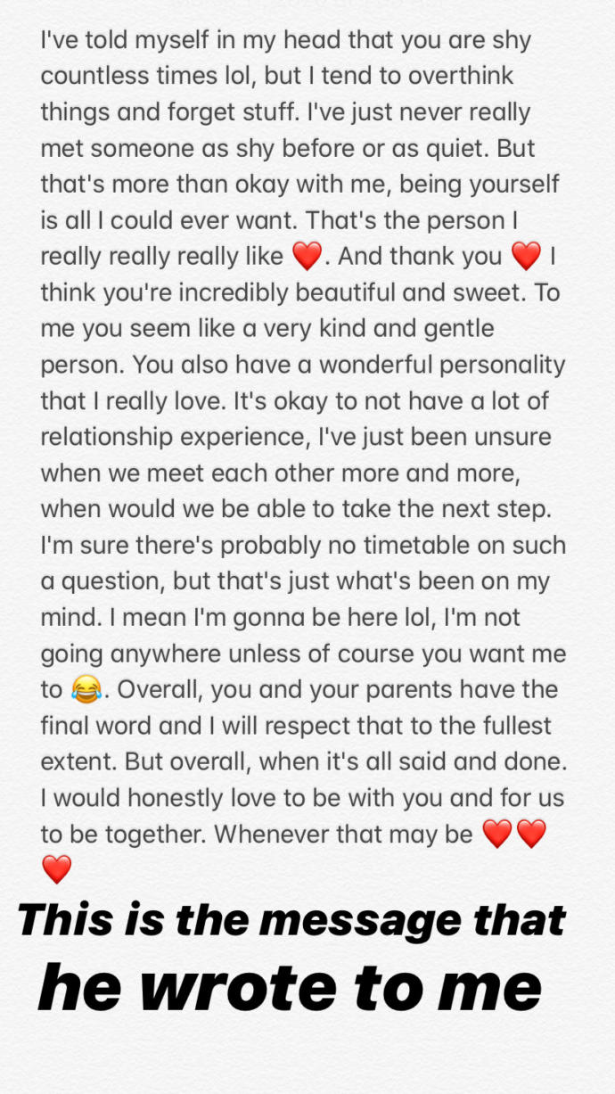 Read the description 1st please, should I even attempt to date this guy? I feel like he is too good for me 😭?