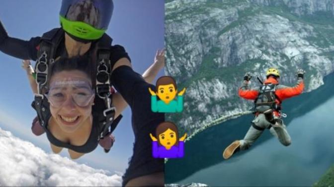 Should I do? Prefer bungee jumping or skydiving?