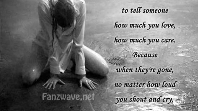 I love you means I have you in my heart, but am willing to let you go?