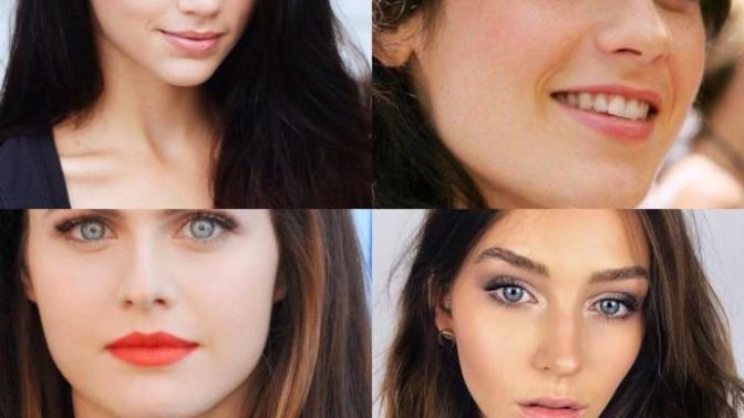 Views on girls with brown hair and blue eyes?