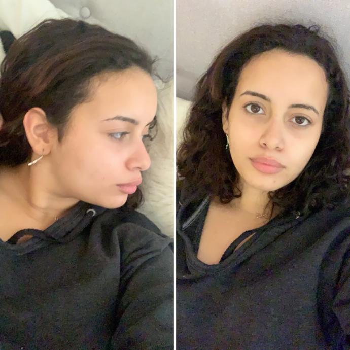 Which eyebrow style looks better on me?