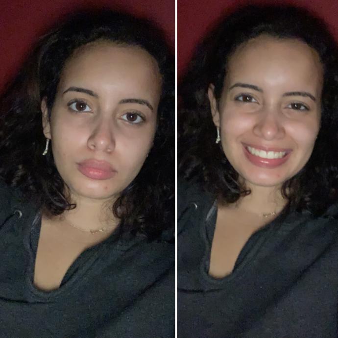 Which eyebrow style looks better on me?