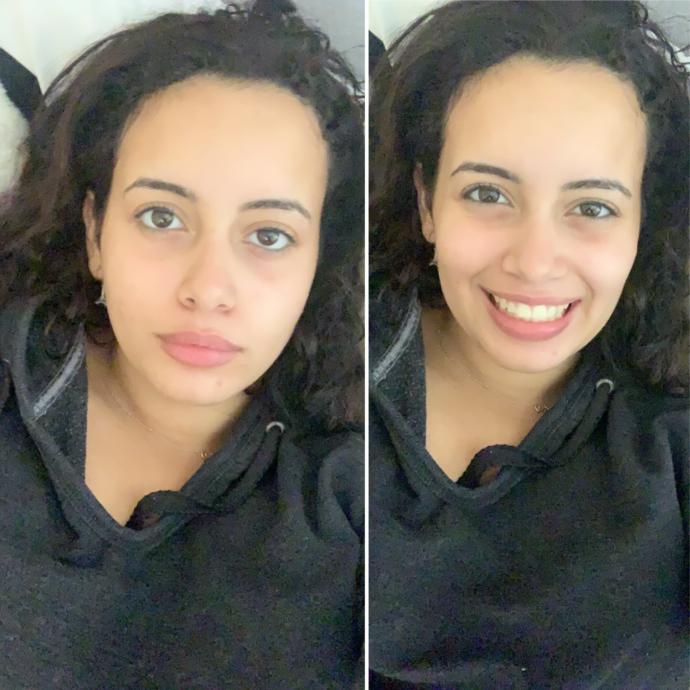 Which eyebrow style looks better on me?