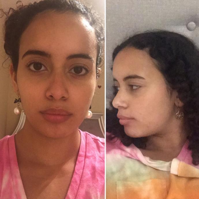 Which eyebrow style looks better on me?