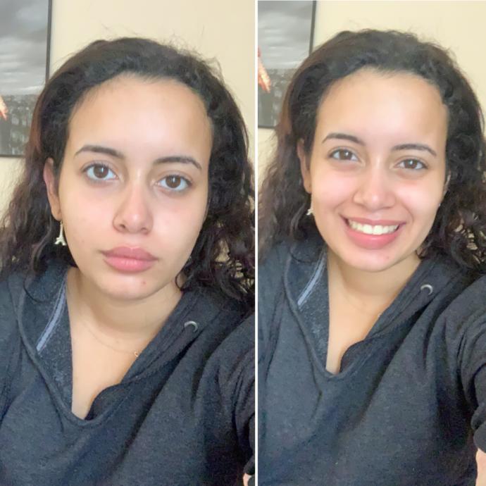 Which eyebrow style looks better on me?