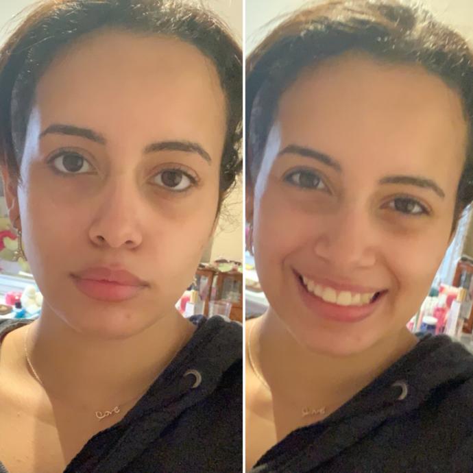 Which eyebrow style looks better on me?
