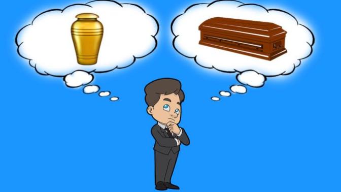 Do you want to be buried or cremated after your death?