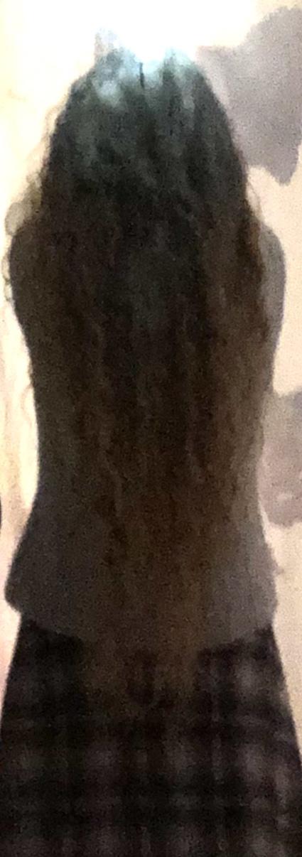 SO.. what I ordered was *straight dark To light brown ombré. What showed up was *curly dark blond ombré Which in this case means burnt orange🤔?