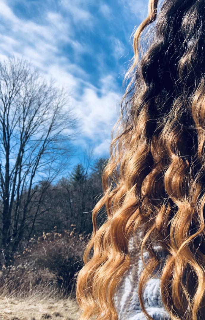 Re: “Curly dark blond ombré Hair” pics in sunlight (with a bit of nature😉) ?