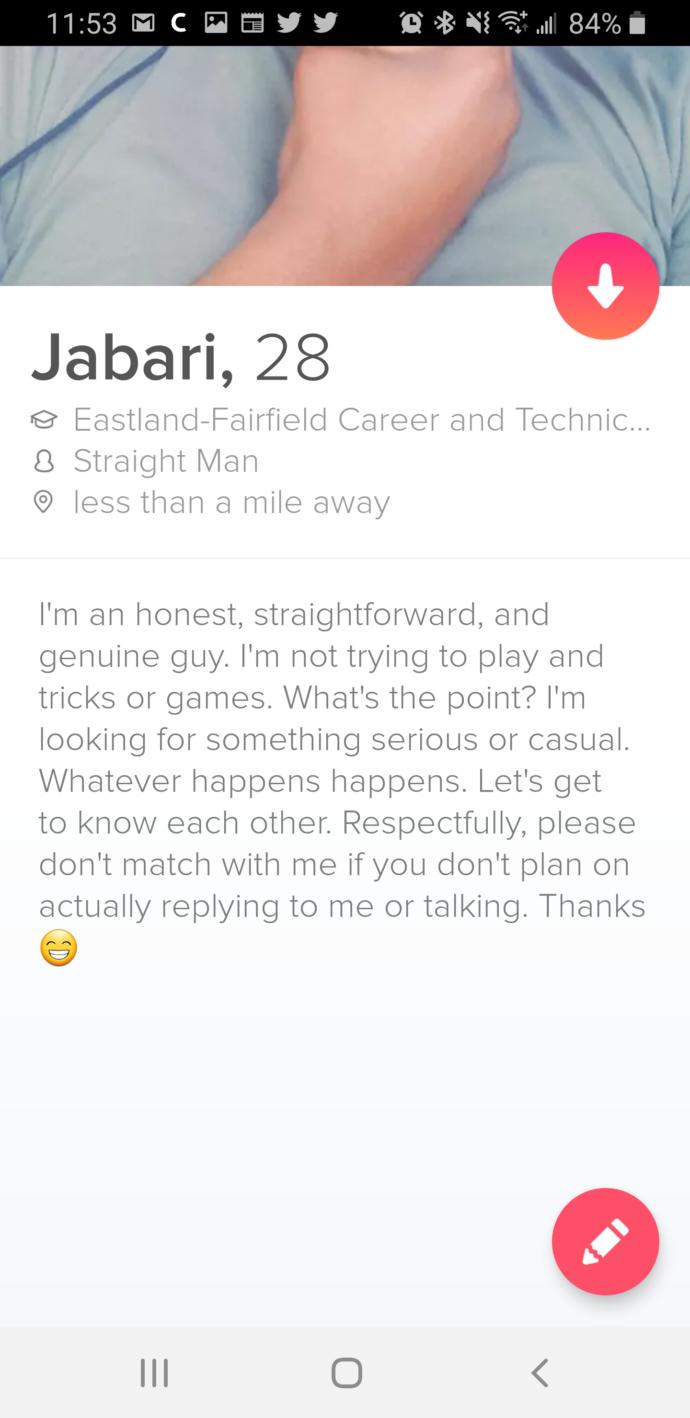 And here is my bio.
