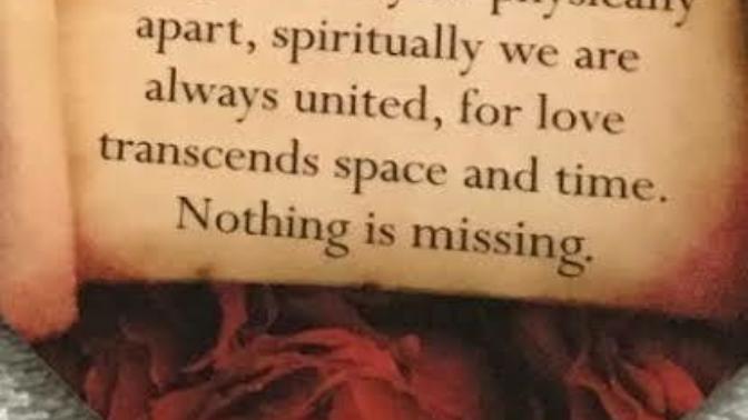 Does love transcends the physical?