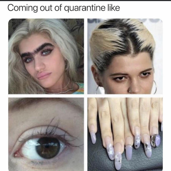 Girls is this how you’re going to come out of Quarantine 😂😂?