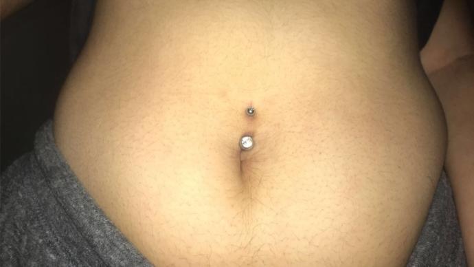 Is my belly button ring infected?