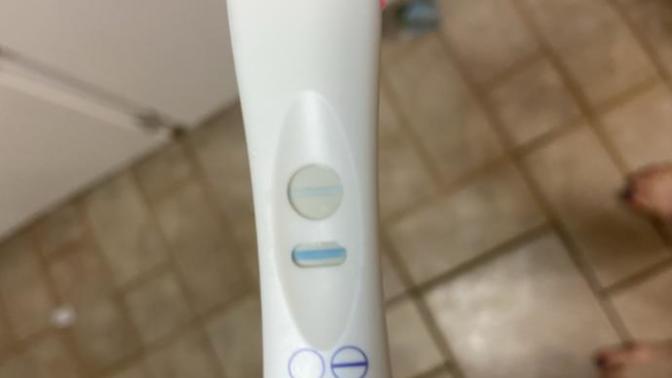 I’m late. I took a pregnancy test. First is was negative the hours later positive. What do you think?
