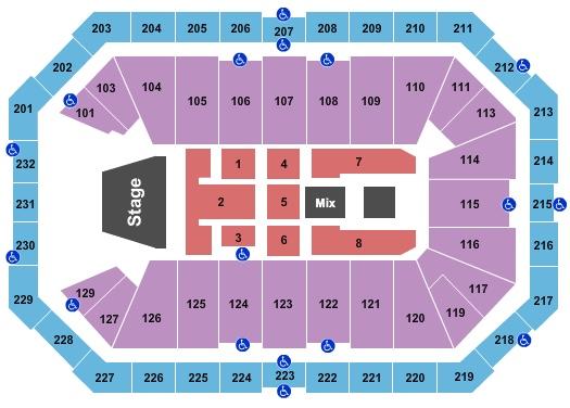 Arena seat locale?