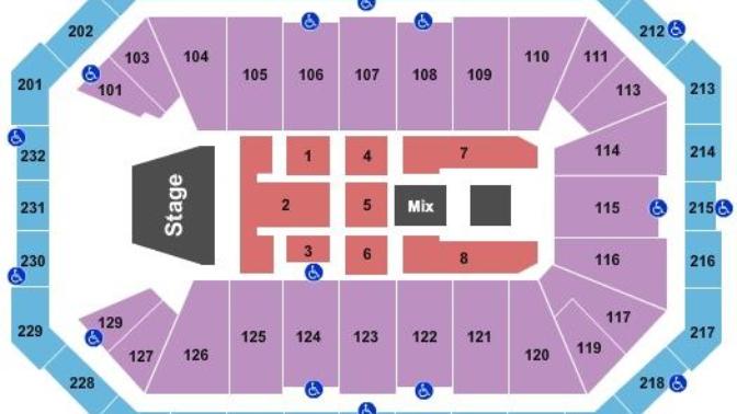 Arena seat locale?