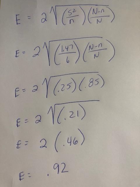How did she get (.46) for this calculation?