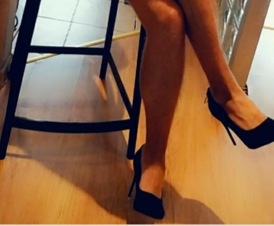 Girls, do you like the pair of heels that I bought from my boyfriend?