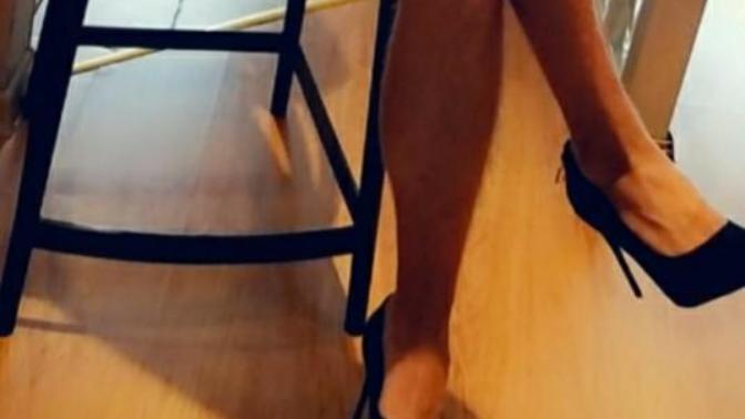 Girls, do you like the pair of heels that I bought from my boyfriend?