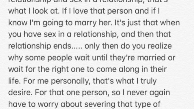 At that time, we only met twice and have been texting for only a month and he wrote me things like this do you think that he meant what he wrote?