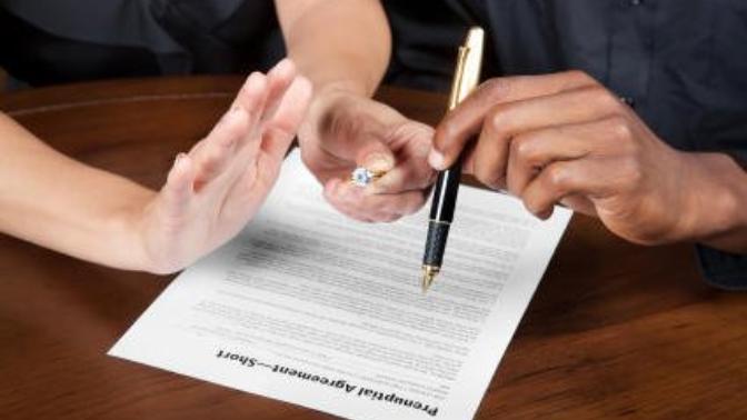 Would you agree to signing a prenup?