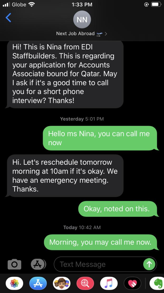What will you do if the employer don’t call you back?