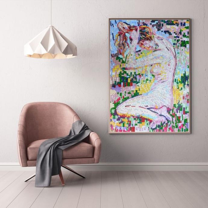 What do you hang on the walls?