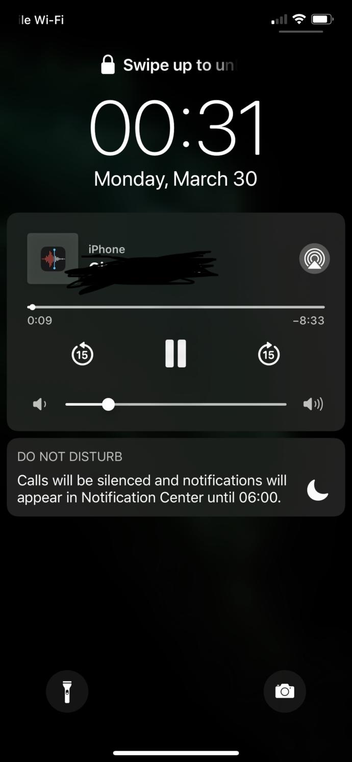 Screen shot they accidentally took while snooping on my phone/listening to my audio