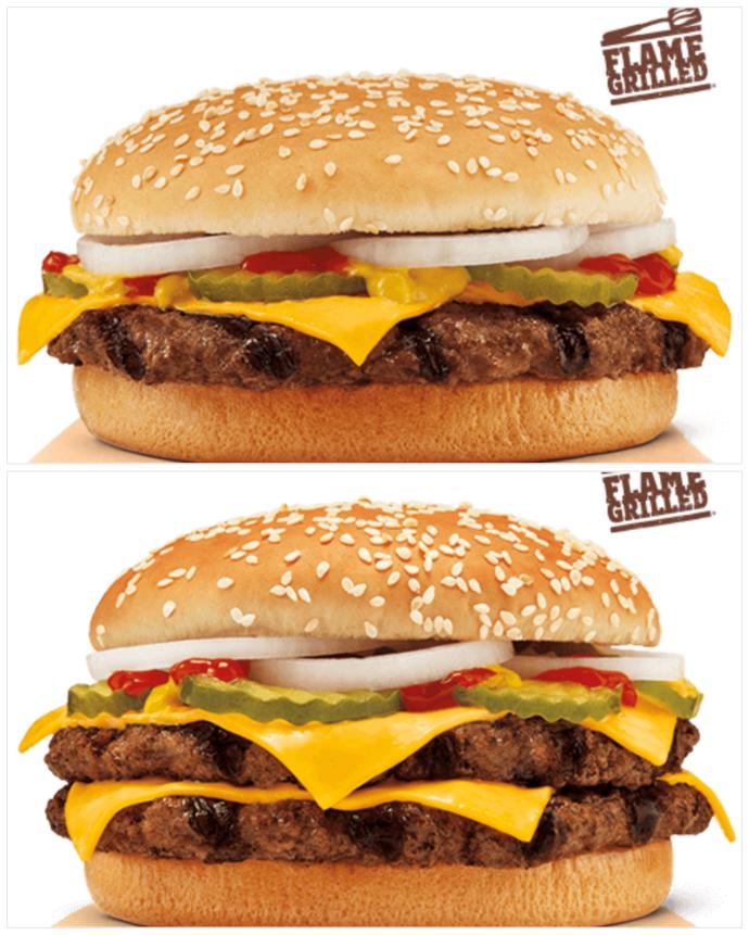 Burger King: Menu Part 1:Which do you choose for your burger?