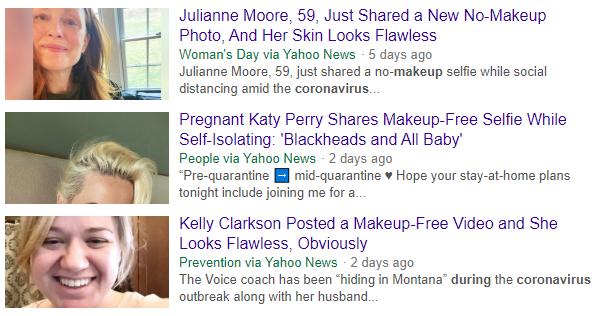 When did we reach the point where during a f**cking pandemic celebrities are praised for posting makeup-free selfies while hiding in their mansions?