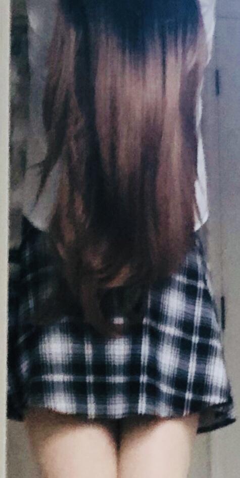 1. Black hair with auburn highlights 2. Light brown hair with black roots 3. Lavender hair with black roots?
