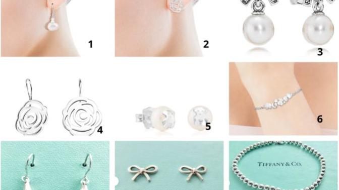 Which of these earrings and bracelet looks prettier as daily jewelry?
