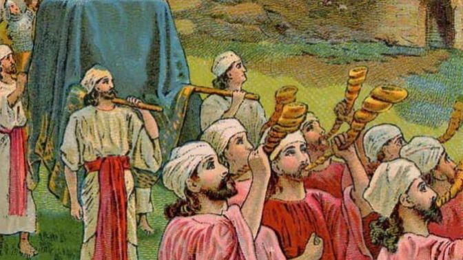 Were people Holy Ghost filled during the Battle of Jericho and should they shout praises unto God and have joyful dances around its walls?