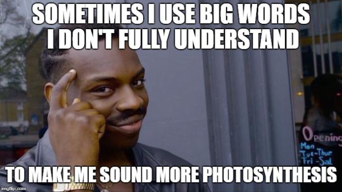 Which is more intelligent, using big fancy words or expressing things with simple words?